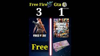 Free Fire VS Gta 5 कोन गेम बेस्ट है ? | #shorts #freefire #gta5