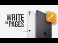 How to Write on Pages iPad (guide)