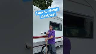 ⚡️HOW TO CHECK Mains Voltage in A Motorhome or CamperVan 🚐  #shorts