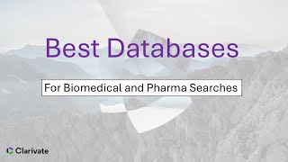 Best Databases for Biomedical and Pharma Searches