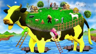 गाय के ऊपर बसा अनोखा जंगल और ज़ोंबी का आतंक | Amazing Giant Cow Story | Animals Story | Hindi Kahani