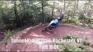 MTB Tunnel Ridge Trail Loop, Rochester VT | Full Ride Uncut | Vermont's longest flow trail