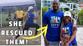SHELLY-ANN FRASER-PRYCE RAN TO RESCUE FAMILY AT SON'S SPORTS DAY!