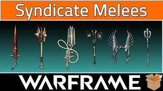 Warframe - The Syndicate Melee Special