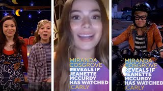 Miranda Cosgrove Reveals If Jennette McCurdy Has Watched iCarly Reboot #shorts