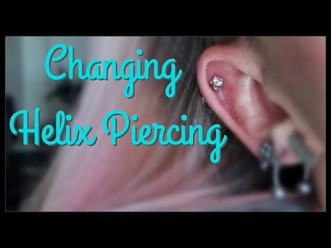Changing my Helix Piercing FIRST TIME! | BreeAnn Barbie Changing my Helix Piercing FIRST TIME! | BreeAnn Barbie