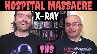 Hospital Massacre 1982 Blu-ray & VHS Horror Review Video! X-ray Movie! Barbi Benton! VHS Collection