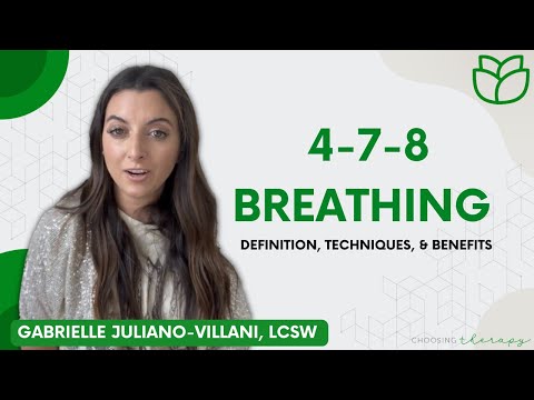 What is the 4 7 8 breathing technique?