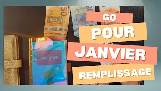 Go pour janvier - ON remplit les enveloppes budget de JANVIER 💵