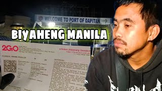 2GO ANG SASAKYAN PAPUNTANG MANILA