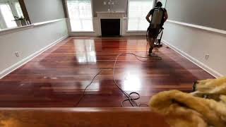 Buff and Coat Brazilian Cherry Wood Floors in Matthews,NC