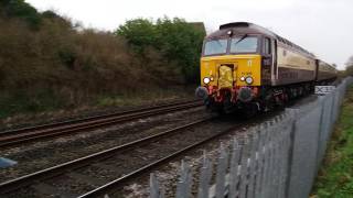 57305 and 57301 on the northern belle passing wolvercote