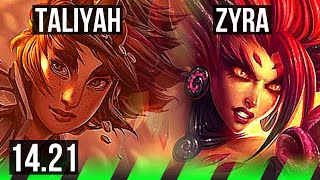 TALIYAH vs ZYRA (JGL) | KR Master | 14.21