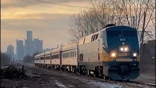 VIA 78 departing Windsor ON. 2-24-2023