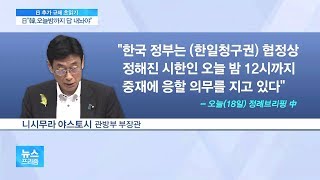 日, 3국 중재위 압박…“韓, 오늘 밤까지 답 내놔야”