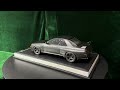 motorhelix mh 1 18 nissan skyline gt r r32 customized version gun grey metallic mh027ggm