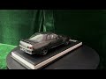 motorhelix mh 1 18 nissan skyline gt r r32 customized version gun grey metallic mh027ggm