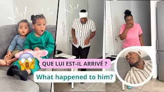 QU’EST-IL ARRIVÉ À PAPA ?😔Whatatsapp happened to him?😳@BabyLuke_  #babymatifa #funny #humor #mdr