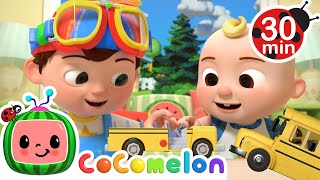 Toy Edition Wheels On The Bus | CoComelon | Kids Cartoons & Nursery Rhymes | Moonbug Kids