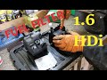 How To: FUEL FILTER change, removal, replacement 1.6 HDi Peugeot Citroen