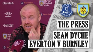 Sean Dyche | THE PRESS | Everton v Burnley