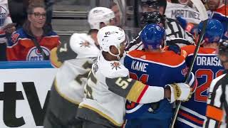 Evander Kane unnecessary charging penalty as the period ends 2022 - 2023 Playoffs