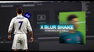 Smooth X Blur Tutorial I After Effects Tutorial