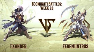 Exander (Cervantes) VS Feremuntrus (Zasalamel) - BB: Week 22 (17.09.2020)