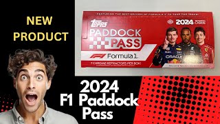 2024 TOPPS F1 PADDOCK PASS - Formula 1 Hobby Box, New Amazing Product, amazing photography