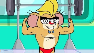 Rat A Tat - Charley's SUPER WORKOUT - Funny Animated Cartoon Shows For Kids Chotoonz TV