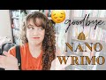 QUITTING NANOWRIMO FOR GOOD 😰❌ plus halloween decor hunting & fall reads