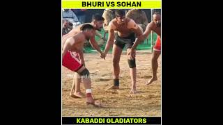 Bhuri Channa Vs Sohan Rurki #shorts #kabaddigladiators #ytshorts #youtubeshorts