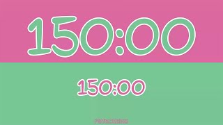 150 Minute Timer Countdown With Alarm