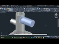 autocad 3d mechanical part modeling