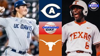 UC Davis vs #3 Texas | Opening Day! | 2026 College Baseball Highlights