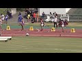 2018 関西学生陸上競技種目別選手権大会　男子200ｍ準決勝1組