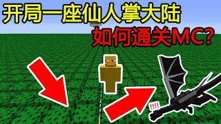 Minecraft：开局一座仙人掌大陆，如何打败末影龙，通关MC？【煞神吖】