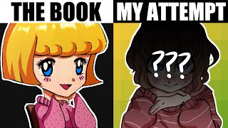 fulltime artist VS 'anime' how to draw book