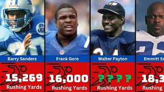 NFL Players with the Most Rushing Yards in History