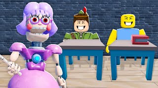 NOVO ANIMATRONIC? ESCAPE DA PROFESSORA MALVADA DO ROBLOX!! (Escape Miss Ani-Tron's Detention)