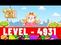 SUPER HARD LEVEL Candy Crush Saga Level 4931.  WITHOUT BOOSTER