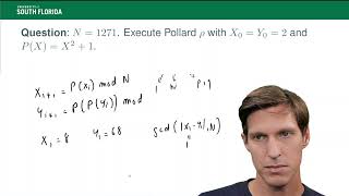 How to use Pollard's rho method for factoring