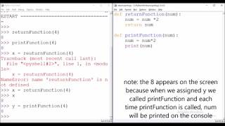 Print vs Return - Python (What's the Difference?)