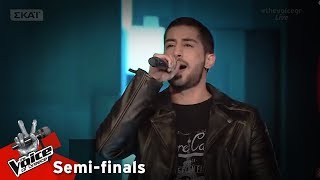 Στέλιος Ιωακείμ - In the end | 1ος Ημιτελικός | The Voice of Greece