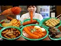 「うちのお婆さんのトッポッキ」のカレトックとチャジャントッポッキと色々😊韓国の粉食店モッパン