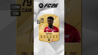 Gomes FC26 Update Card Prediction #gomes #lion #england #english #fifacards #football #shorts #fc26