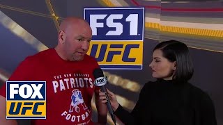 Dana White talks with Megan Olivi | WEIGH-INS | UFC 220