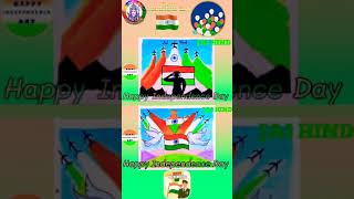 Independence Day drawing for beginners with Oil Pastels - #Short #Shortvideo #Youtubeshorts #Shorts