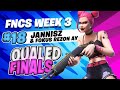 HOW WE QUALED FOR FNCS WEEK 3 FINALS 🏆 w/Rezon | JannisZ