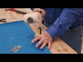 demo of twist lock eyelet hole cutter